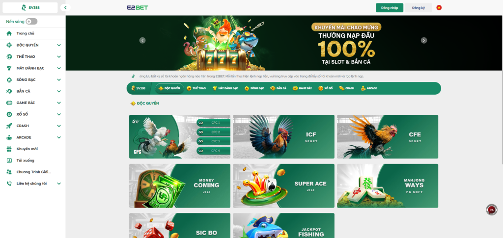 TỔNG HỢP TOÀN BỘ CHƯƠNG TRÌNH KHUYẾN MÃI HOT NHẤT TẠI E2BET – THA HỒ NHẬN QUÀ, ĐẬM ĐÀ CHIẾN THẮNG